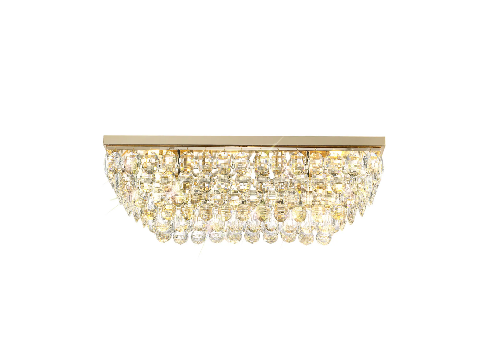 IL32826  Coniston Linear Flush Ceiling 5 Light French Gold